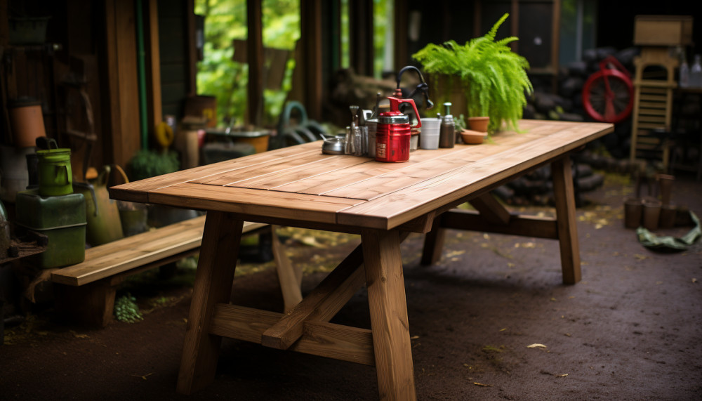 Comment fabriquer une table de ferme en bois ?